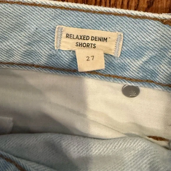 MADEWELL DENIM SHORTS - size 27 - Picture 4 of 5